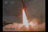 One of two small sounding rockets launches from NASA's Wallops Flight Facility on July 4, 2013, just in time for the Fourth of July holiday, as part of the Daytime Dynamo mission to probe Earth's ionosphere. Here, a Terrier-Improved Orion sounding rocket zooms from its Wallops Island, Va., launch pad.