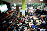 Space Apps Challenge 2013 Participants in Nairobi, Kenya are seen here in this NASA image.