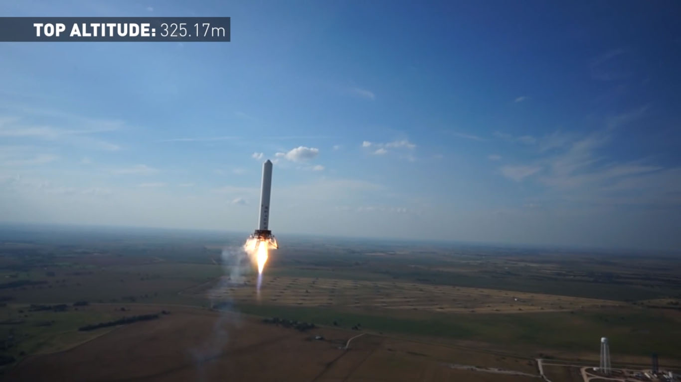 SpaceX Grasshopper at 1,066 Feet: June 14, 2013