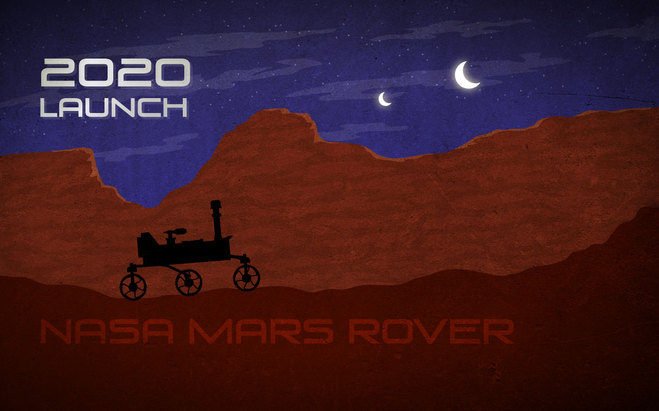 Mars Rover 2020 Illustration