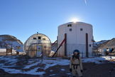 MDRS habitat in Utah, a training facility for long-duration space exploration missions.