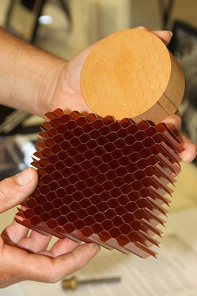 Finished and Unfinished Honeycomb Compared