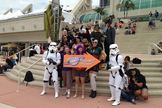 Dressed-up characters and space buffs gathered at San Diego Comic-Con International to wave at Saturn on July 19, 2013. They celebrated a special opportunity for NASA's Cassini spacecraft in the Saturn system to turn its cameras to image Earth.