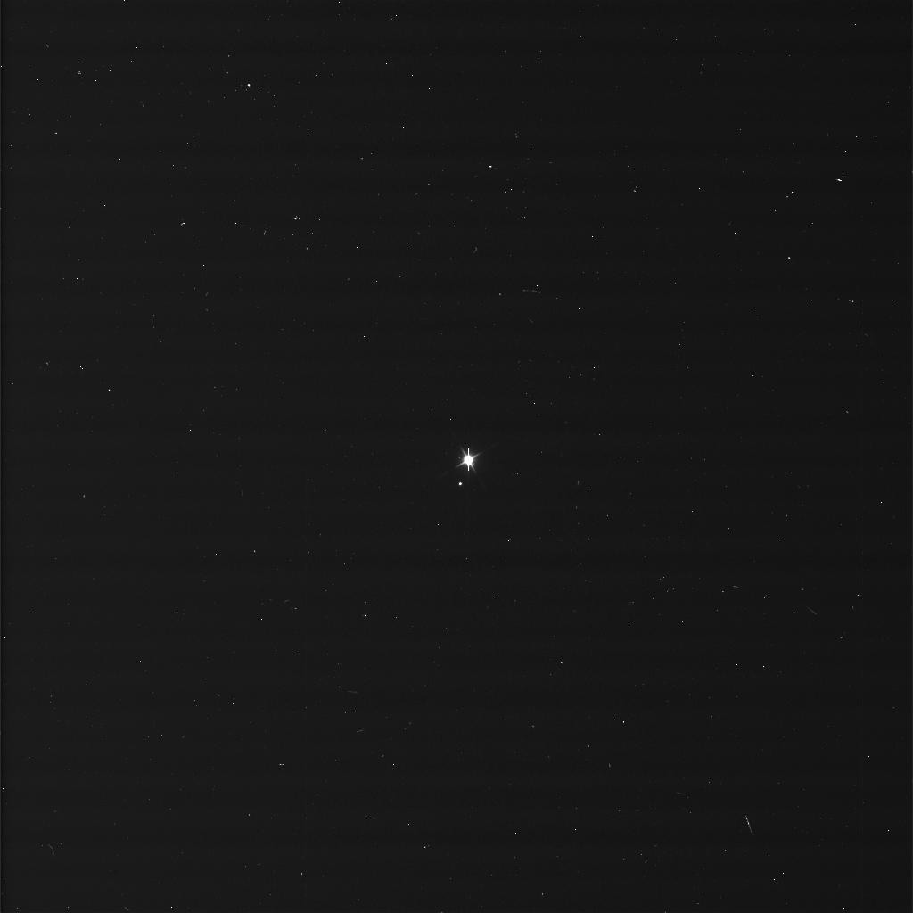 Cassini Raw Image of Earth and Moon