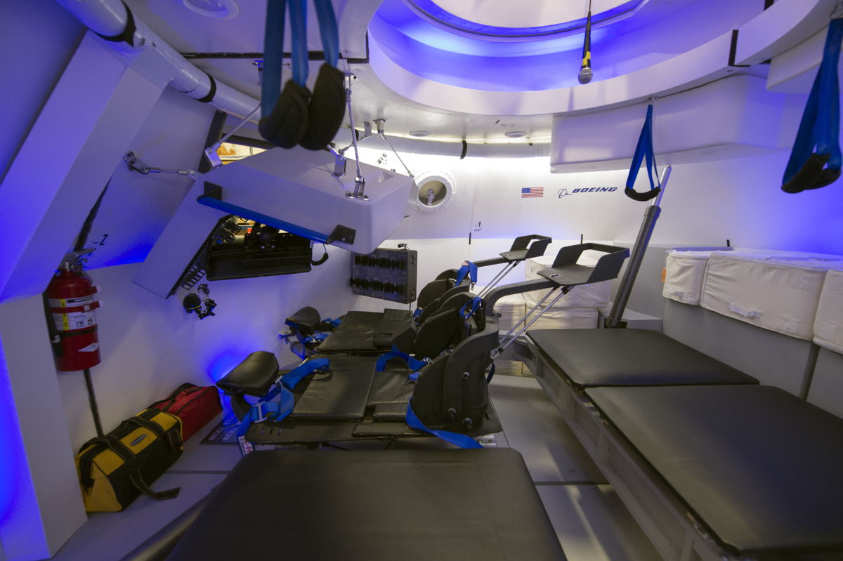 CST-100 Spacecraft interior