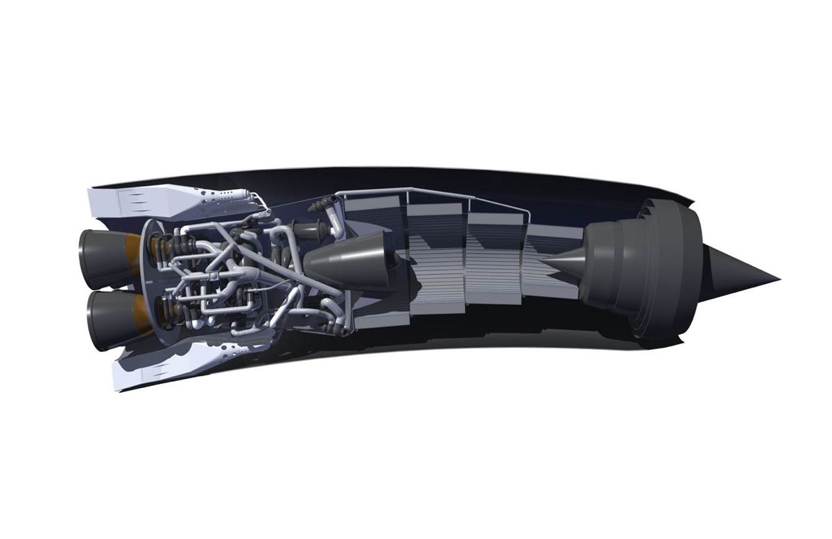 SABRE Engine Cutaway View