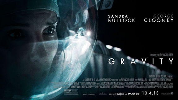 Gravity is an upcoming drama film directed by Alfonso Cuarón. The film stars Sandra Bullock and George Clooney as surviving astronauts in a damaged space station.