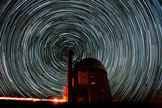 The South African Large Telescope takes snapshots of the sky that allow scientists to study binary star systems. Image uploaded on July 25, 2013.