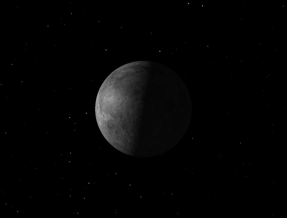 Last Quarter Moon, August 2013