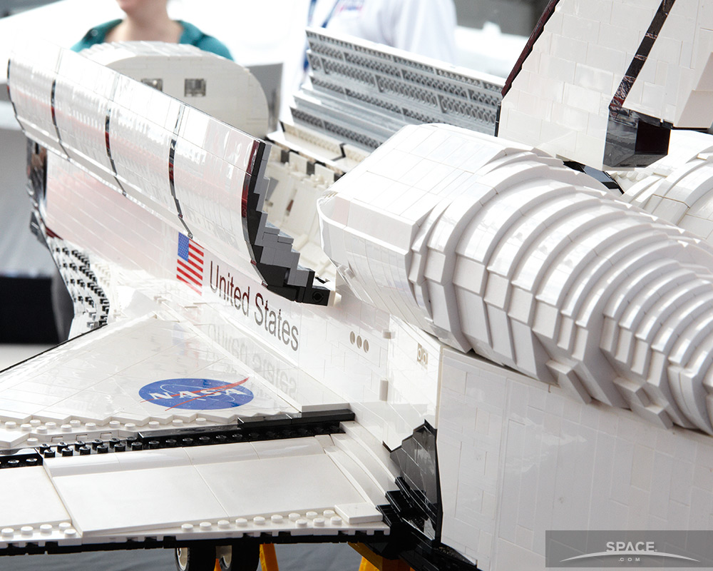 Close-Up of LEGO Enterprise