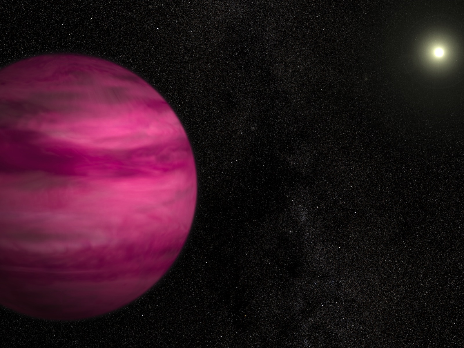 Exoplanet GJ 504b space wallpaper