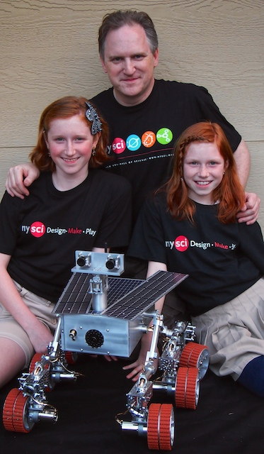 Sister Act: Schoolgirls Build Working Mars Rover Model (Photos)
