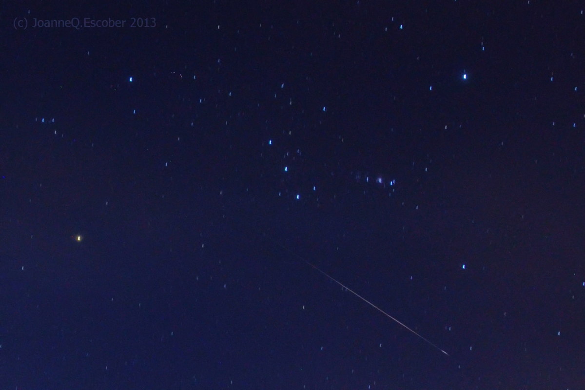 2013 Perseid Meteor Over the Phillippines