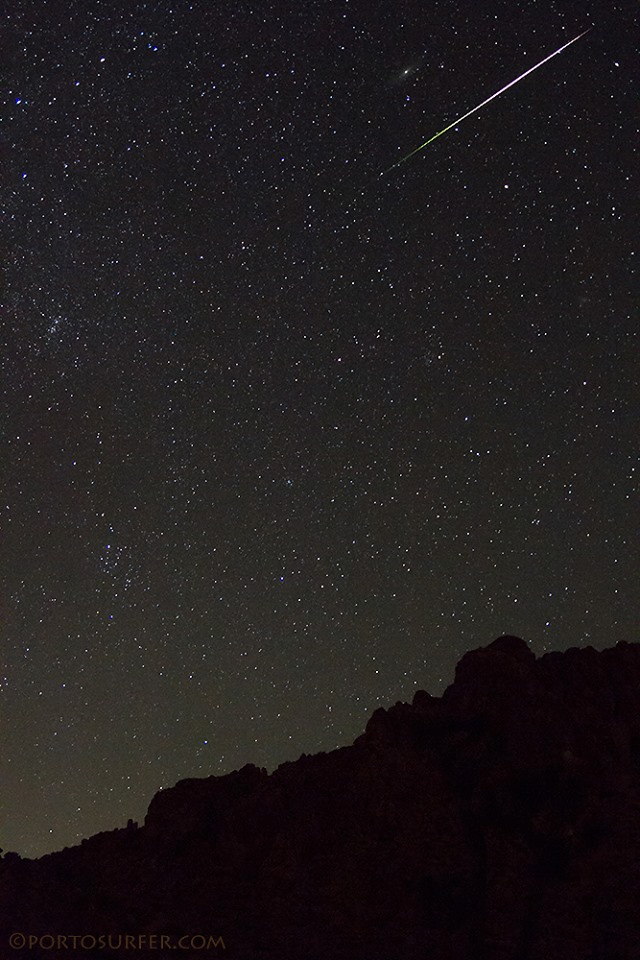 2013 Perseid Meteor at Joshua Tree