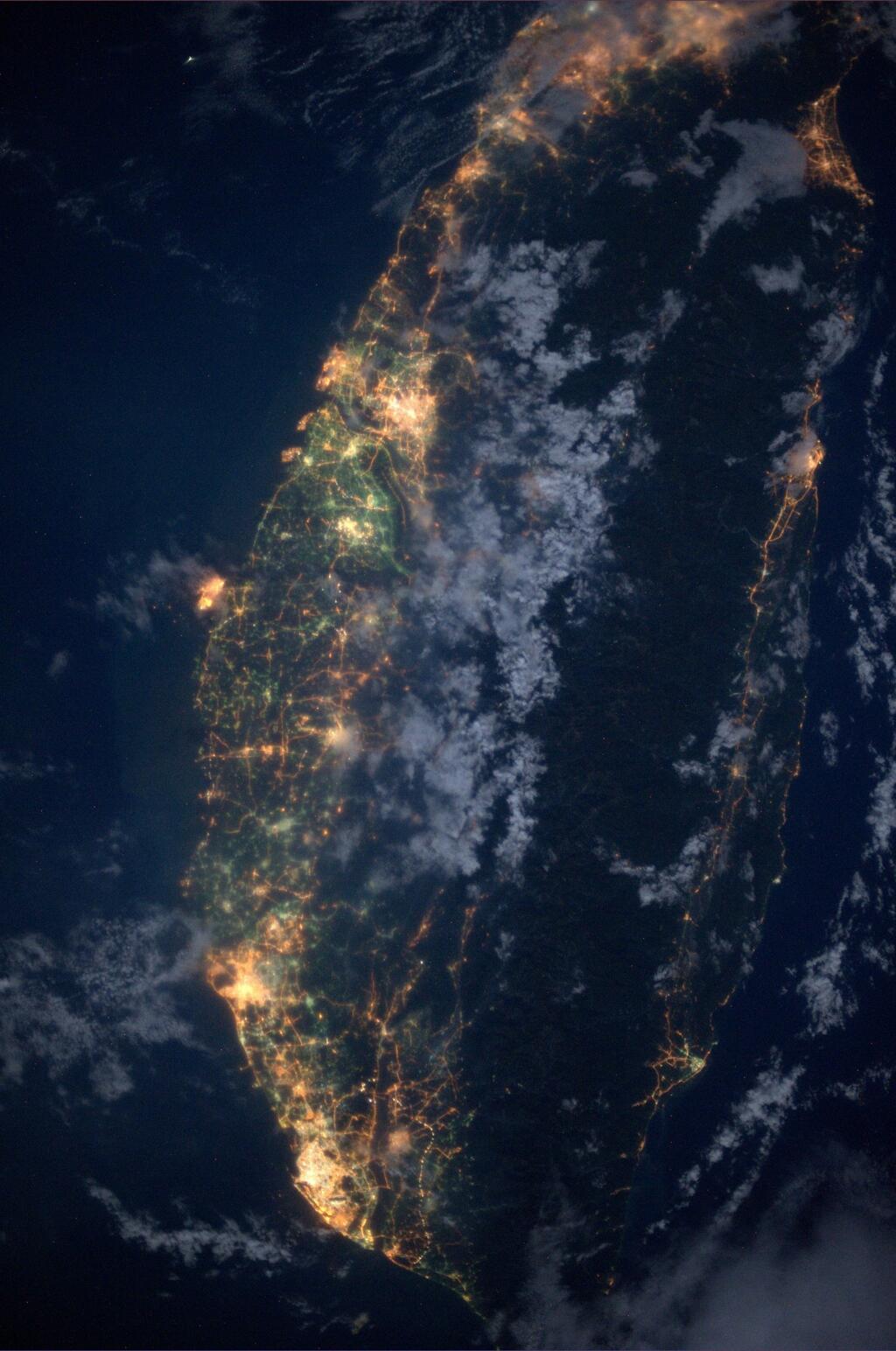 Emerald and Gold Lights of Taiwan