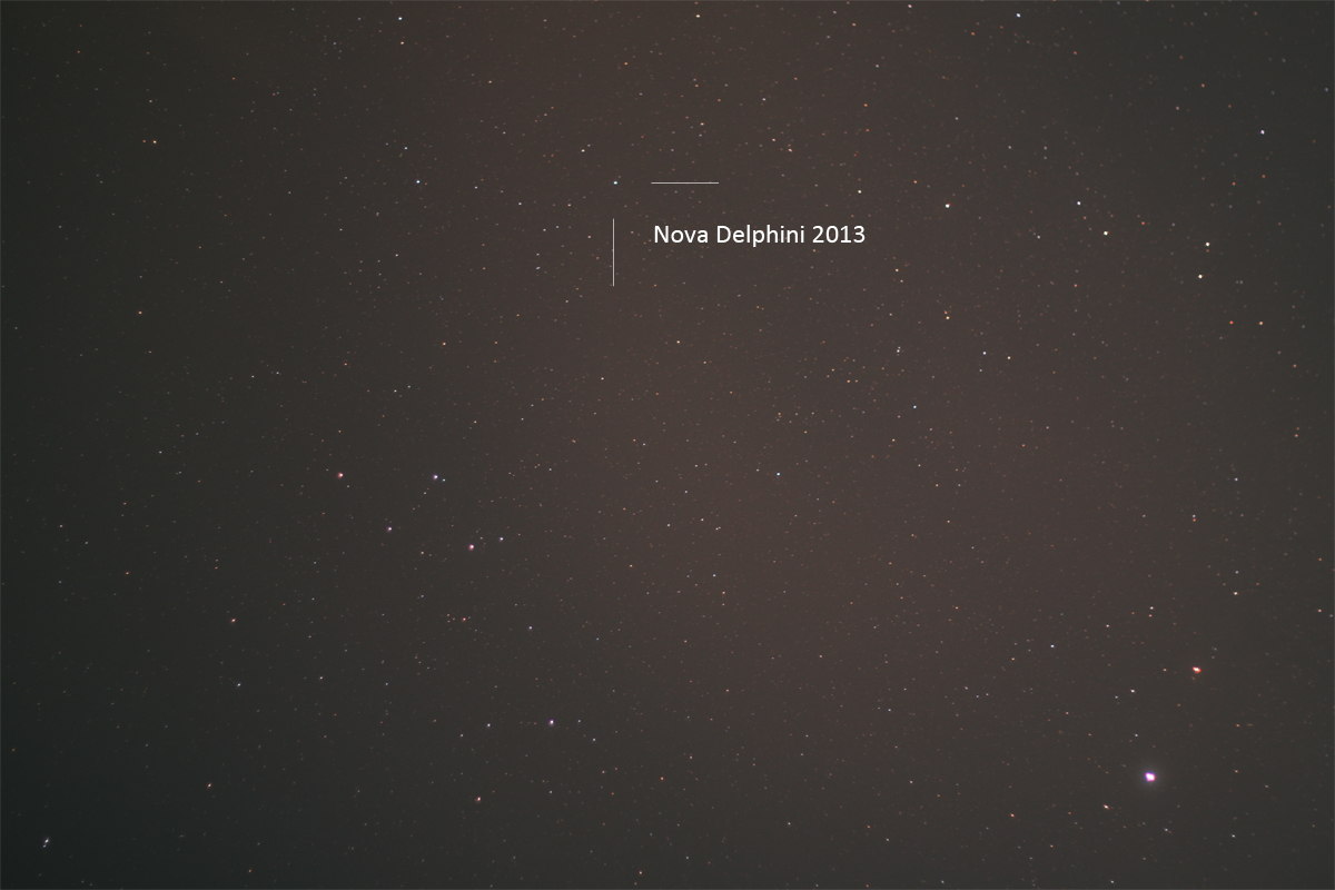Nova Delphinus 2013 Seen in the Phillippines