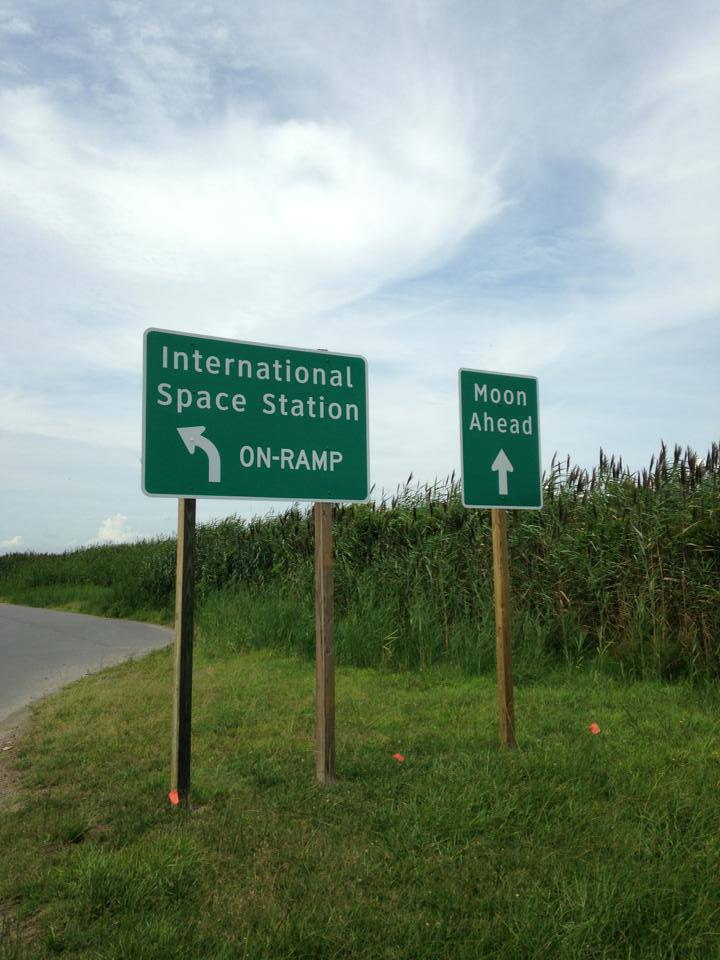 Humorous Road Signs at Wallops Flight Facility