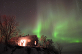 This view of the aurora borealis over Sweden was captured by astrophotographer Chad Blakley.