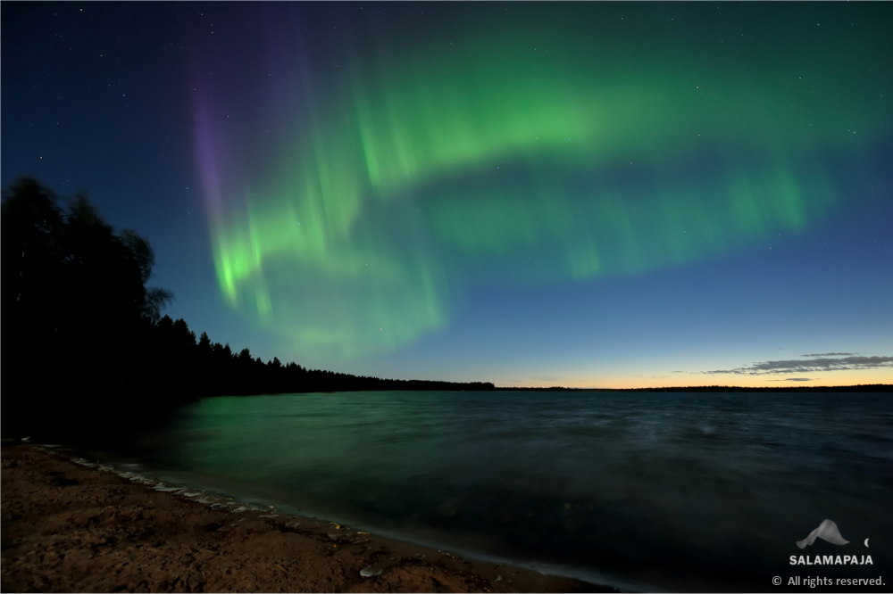 Aurora 'Beach Party' in Finland