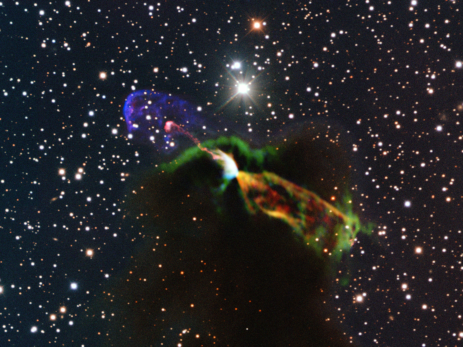 Newborn Star HH 46/47
