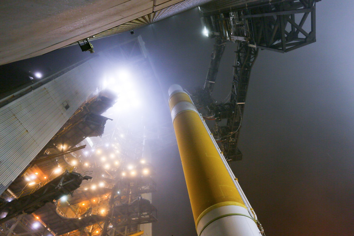 Delta 4 Heavy Rocket Carrying the NROL-65 Mission