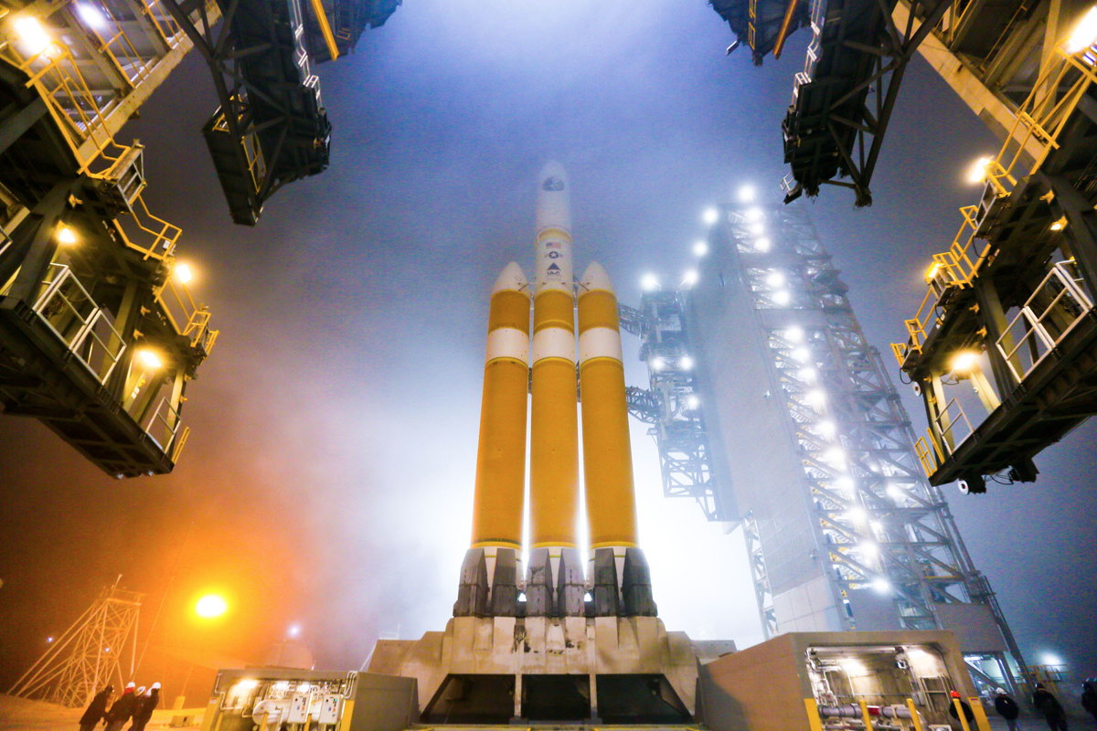 Delta 4 Heavy Rocket and Towers