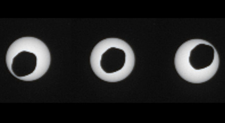 Amazing Mars Solar Eclipse Videos Caught by Curiosity Rover