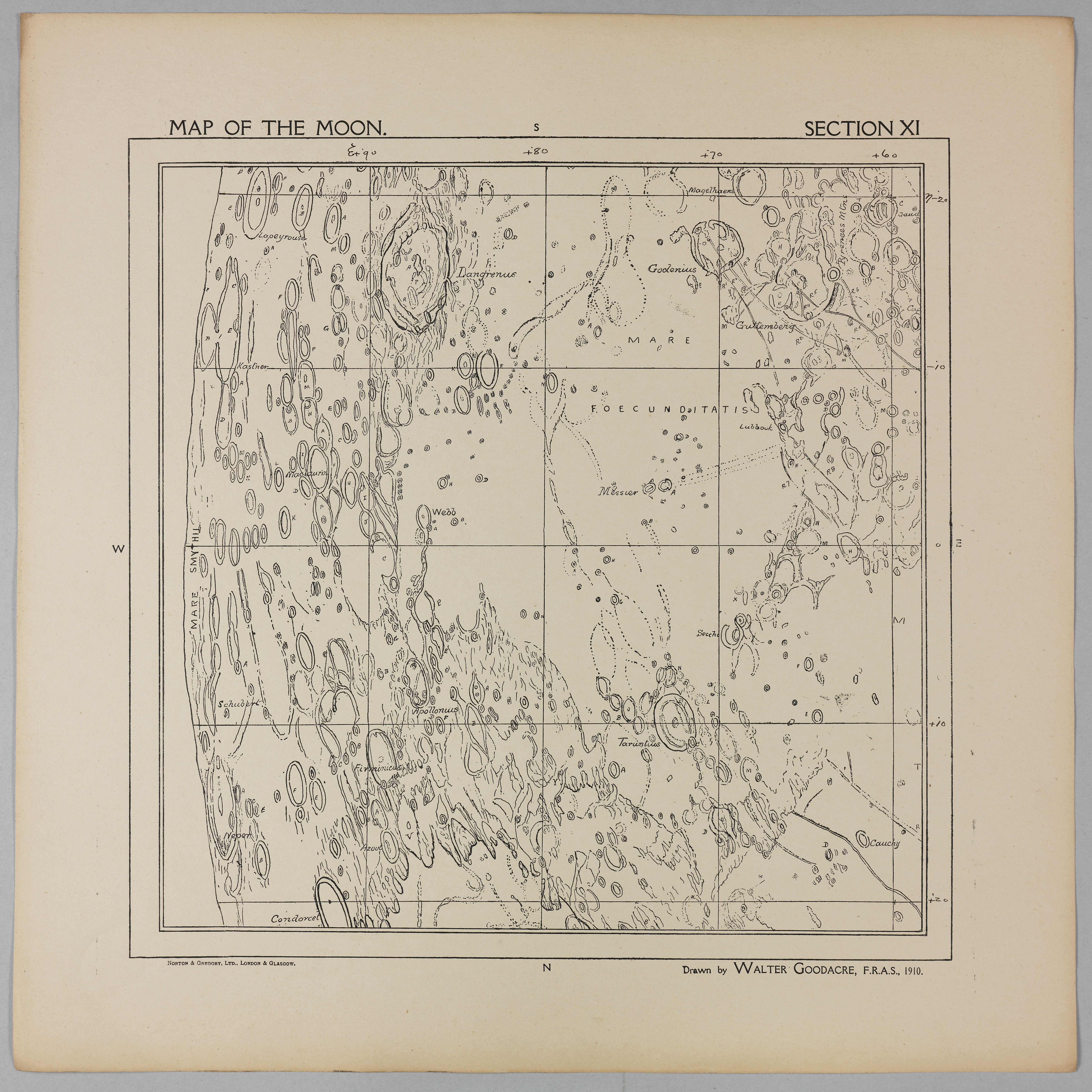 Goodacre’s 1910 Map of the Moon: Section 11