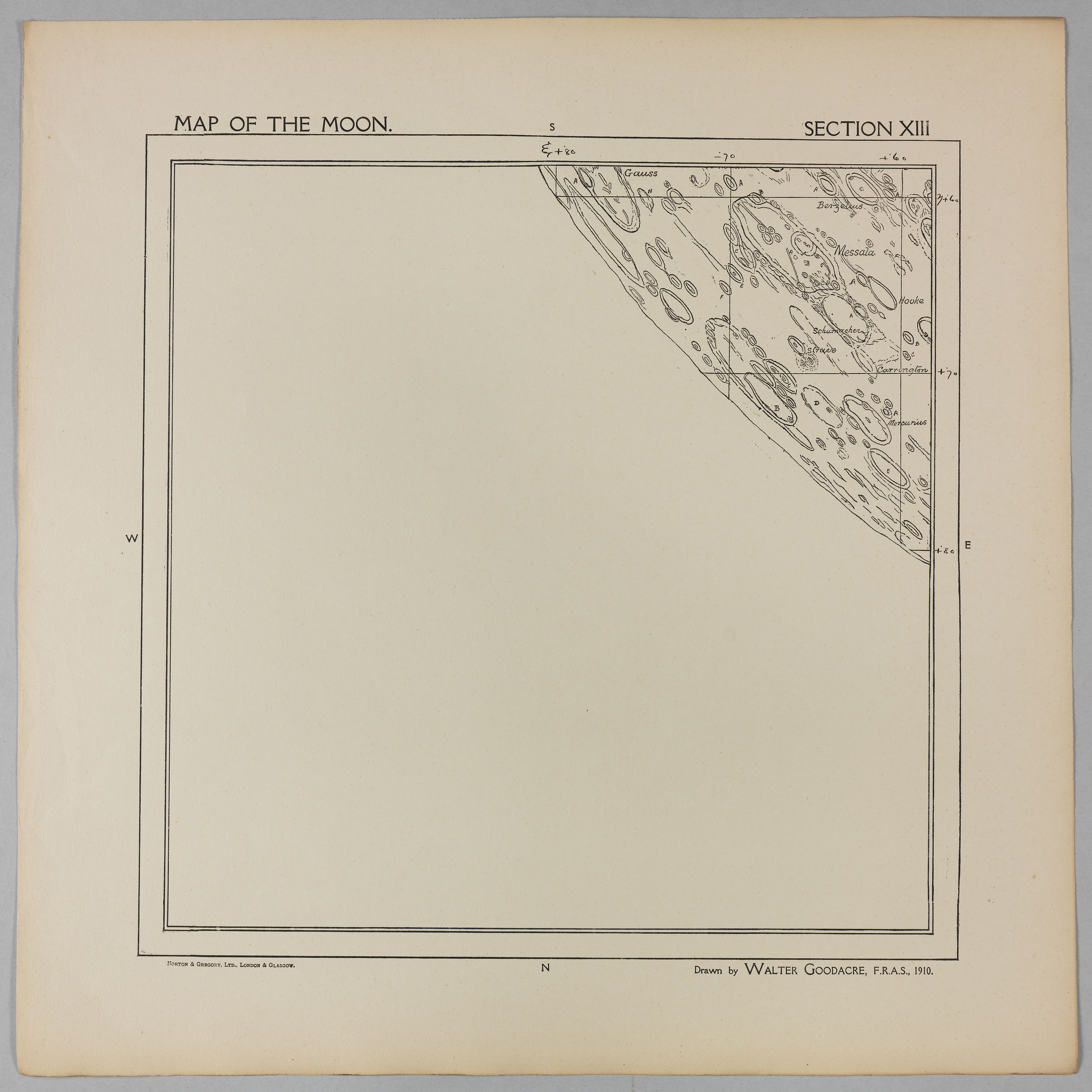 Goodacre’s 1910 Map of the Moon: Section 13