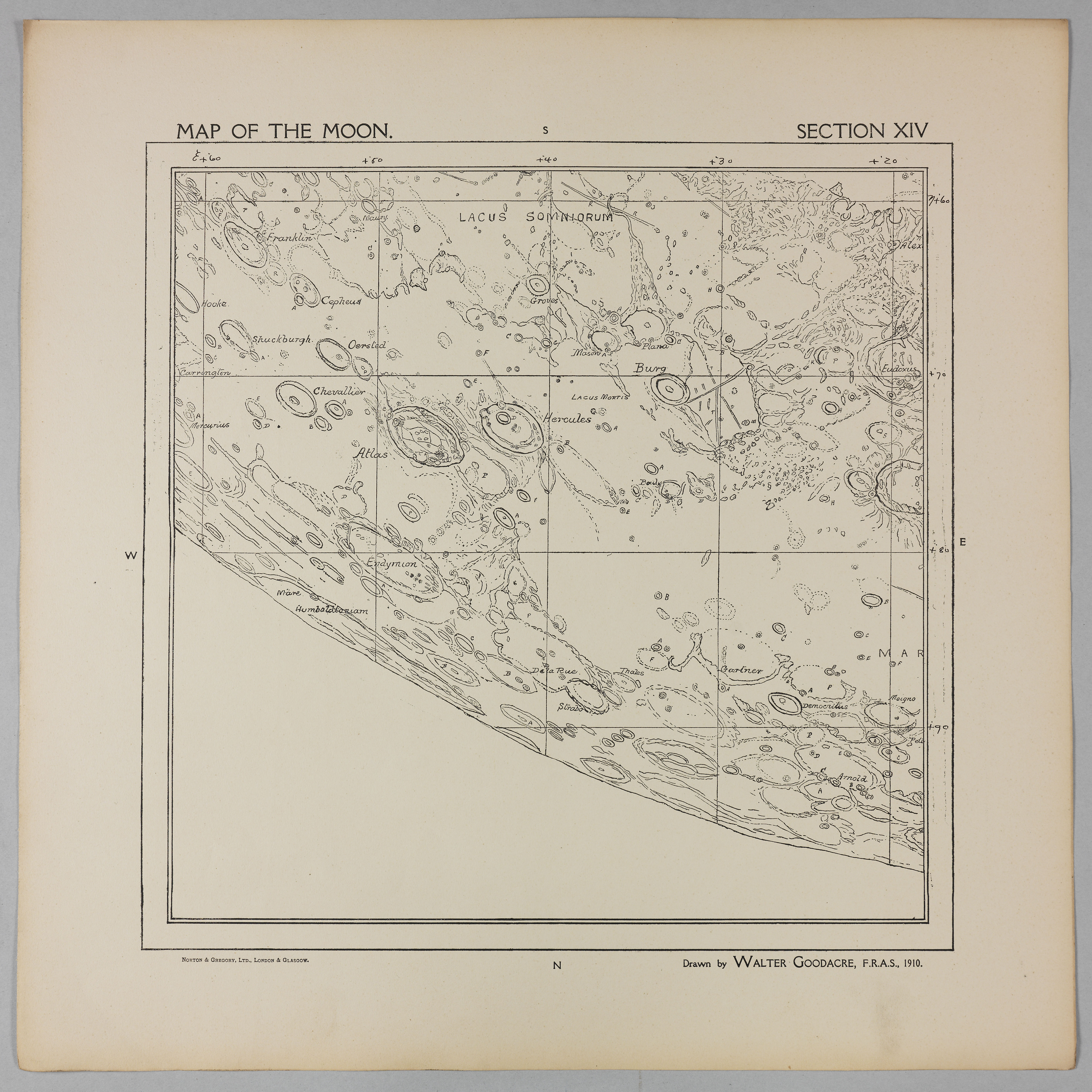 Goodacre’s 1910 Map of the Moon: Section 14