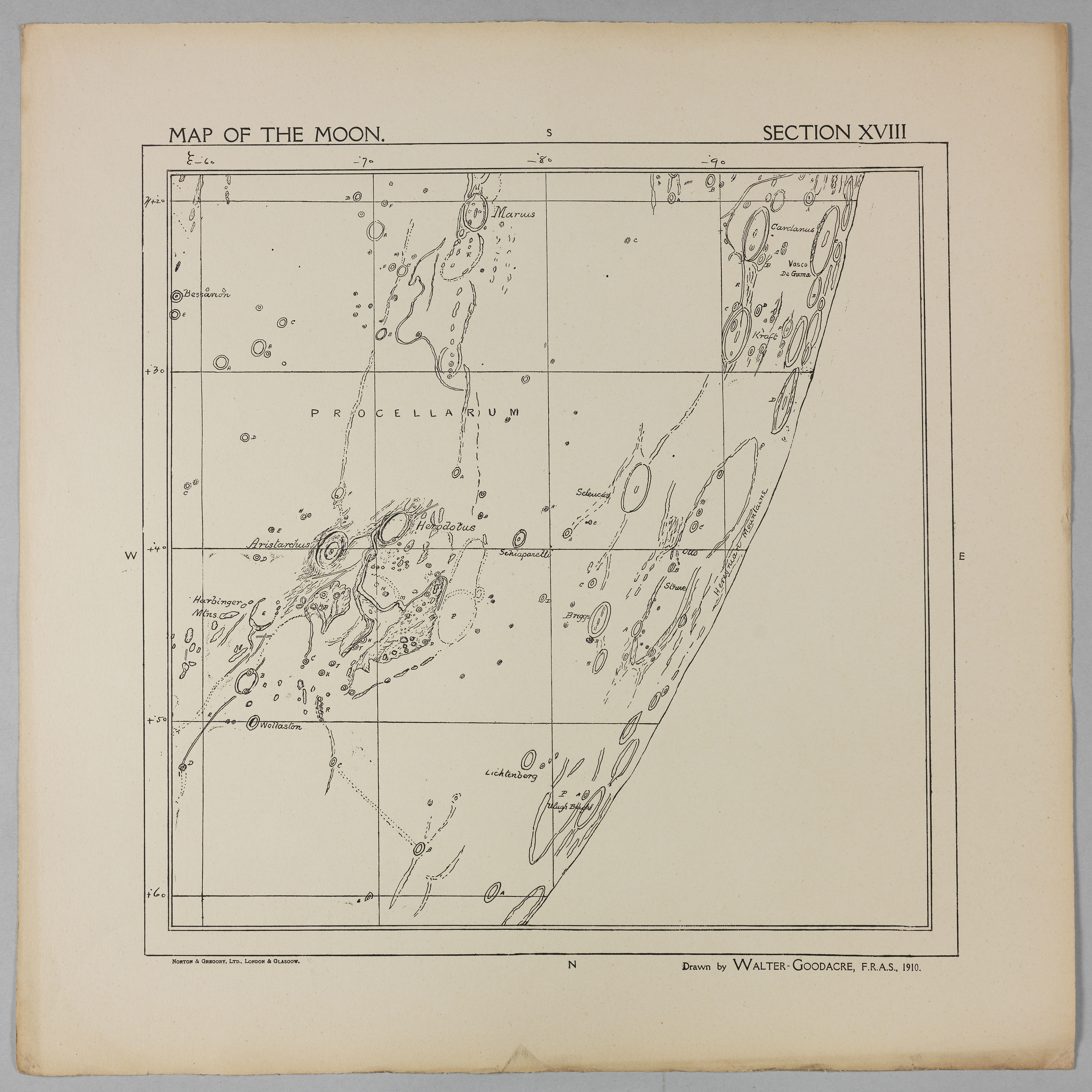 Goodacre’s 1910 Map of the Moon: Section 18