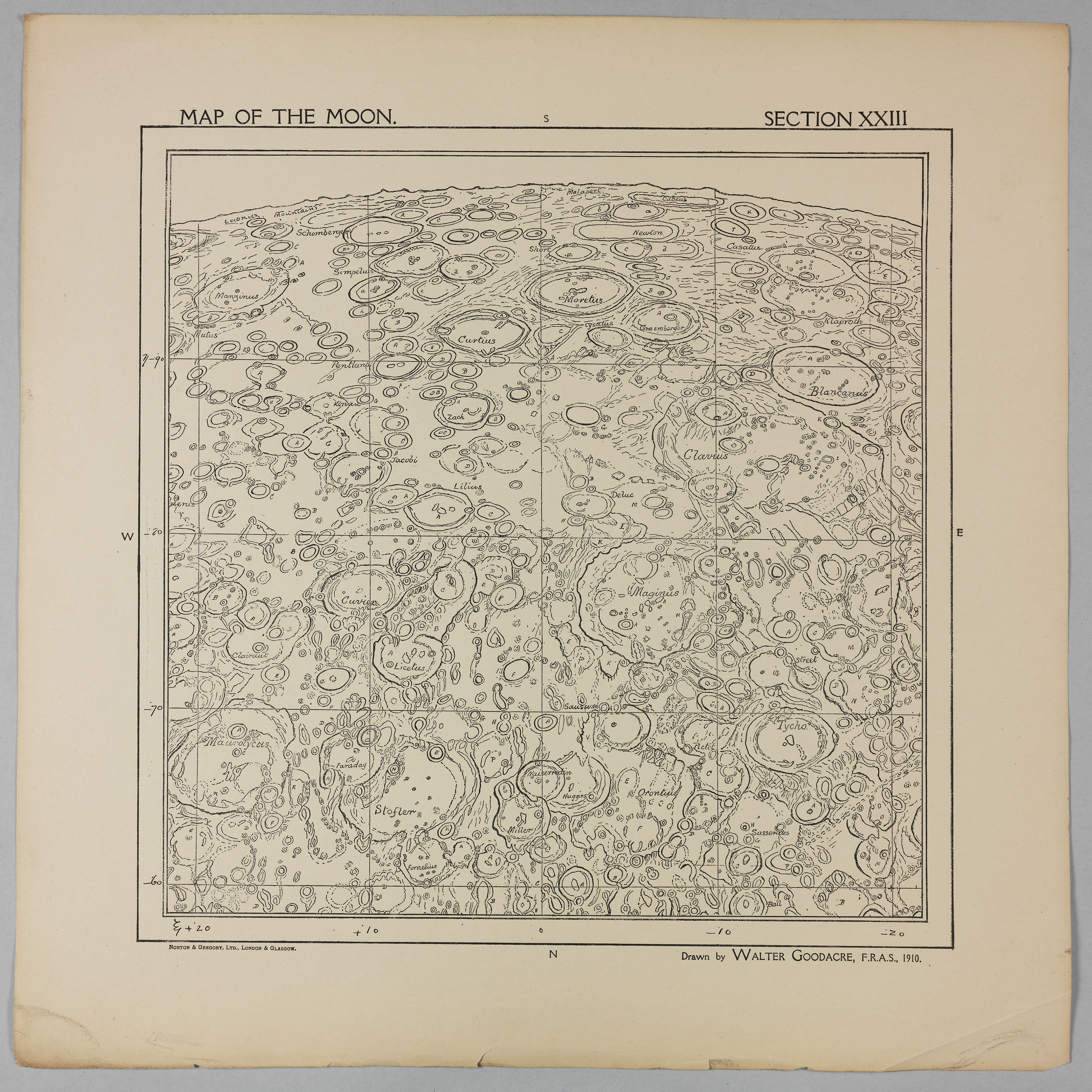 Goodacre’s 1910 Map of the Moon: Section 23