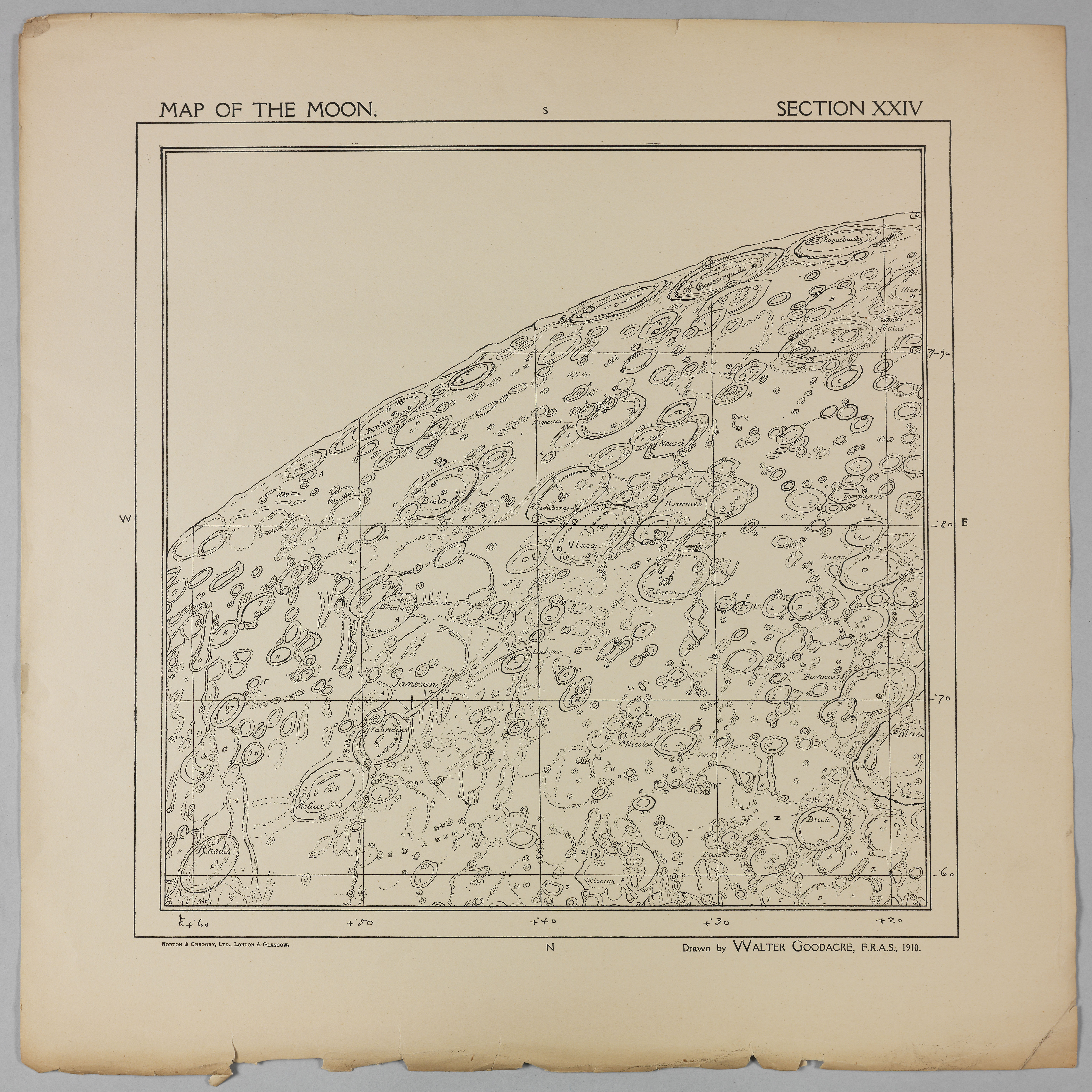 Goodacre’s 1910 Map of the Moon: Section 24