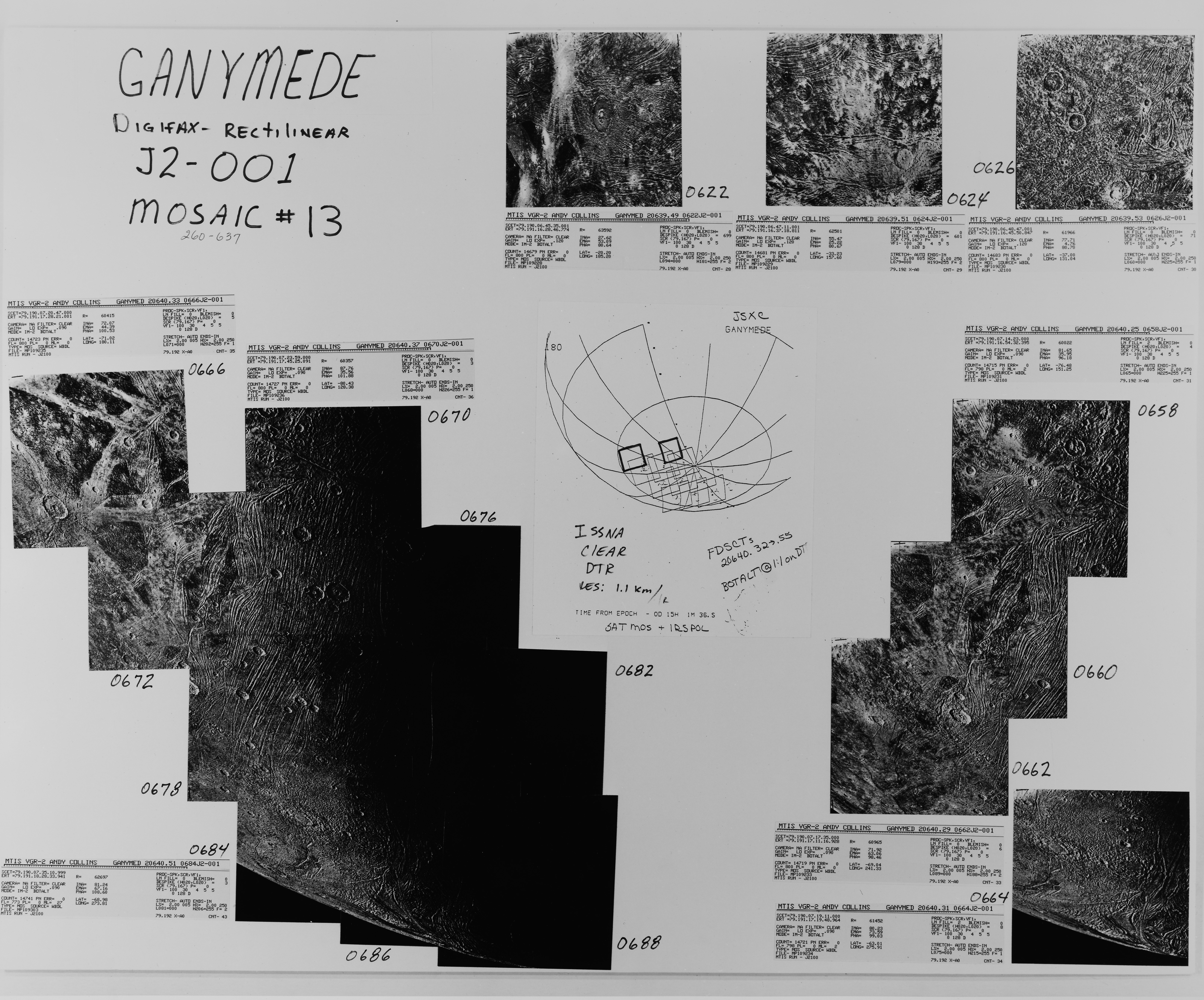 Jupiter's Moons in 1979: Ganymede by Voyager 2