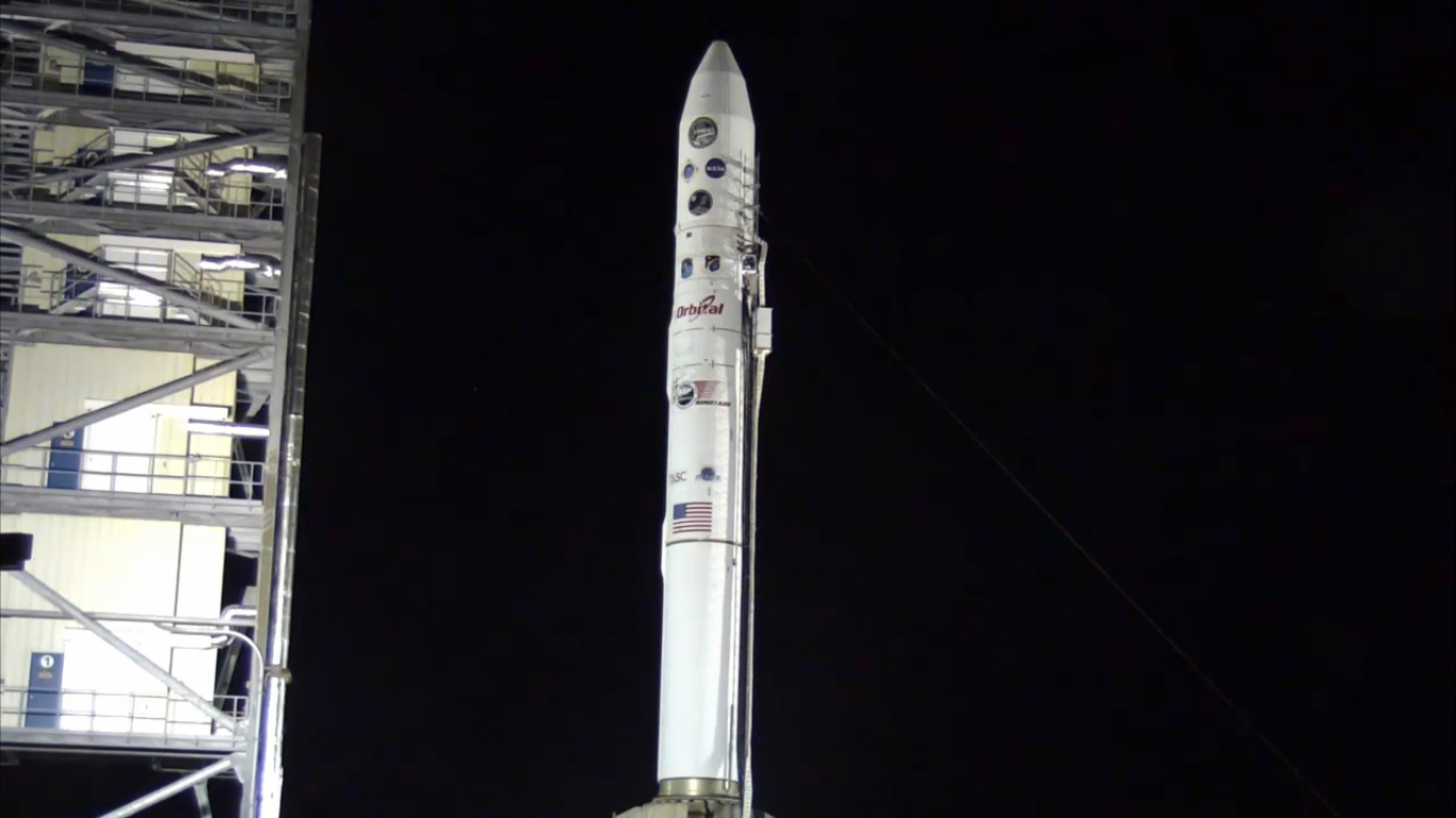 Minotaur V Rocket On Launch Pad with LADEE