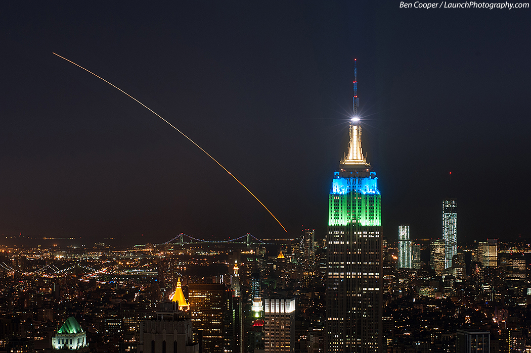 Spectacular NYC View of LADEE Launch: Ben Cooper
