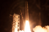 A Minotaur V rocket carrying NASA's Lunar Atmosphere and Dust Environment Explorer (LADEE) lifts off from at NASA's Wallops Flight Facility in Virginia on Friday, Sept. 6, 2013. <a href="http://www.space.com/22694-nasa-ladee-moon-mission-launch-photos.html">See more LADEE launch photos on SPACE.com</a>.
