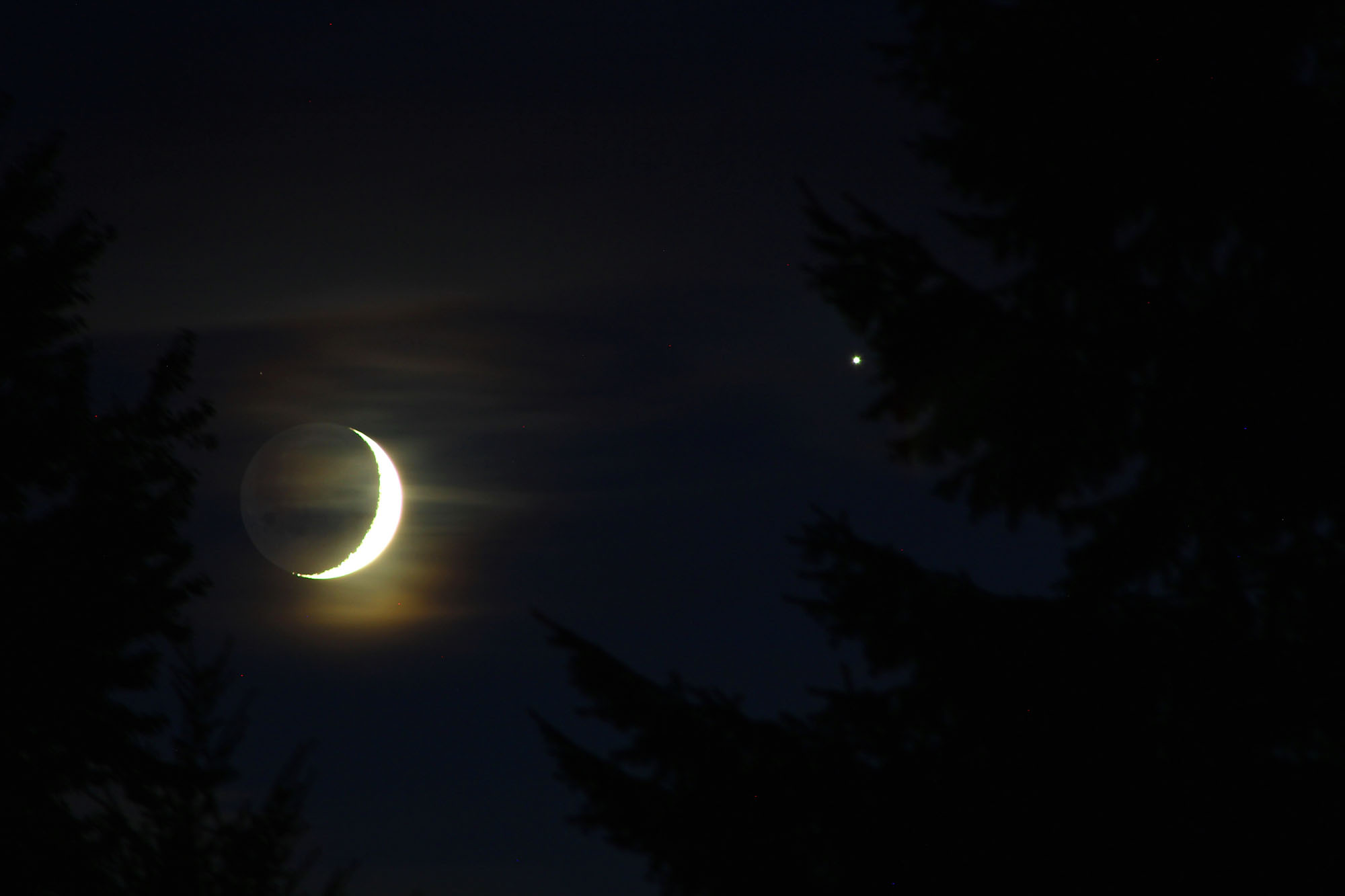 Venus Near Moon on Sept. 8, 2013: Samuel J. Hartman
