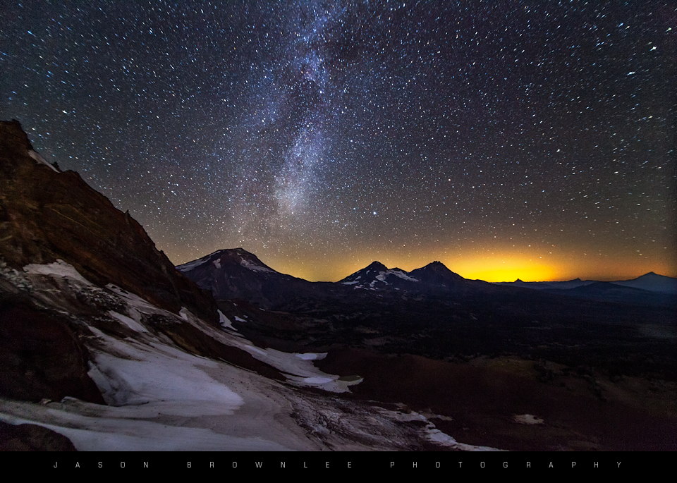 Milky Way in the Cascade Mountains