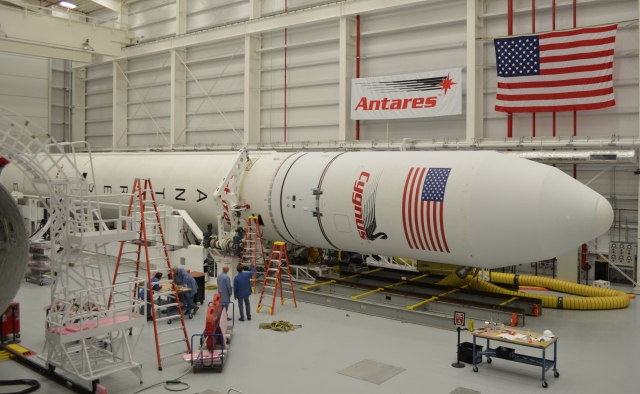 Cygnus Encapsulated in Antares Fairing #4