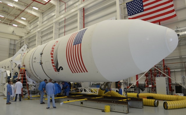 Cygnus Encapsulated in Antares Fairing #3