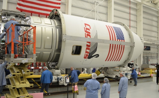 Cygnus Encapsulated in Antares Fairing #2