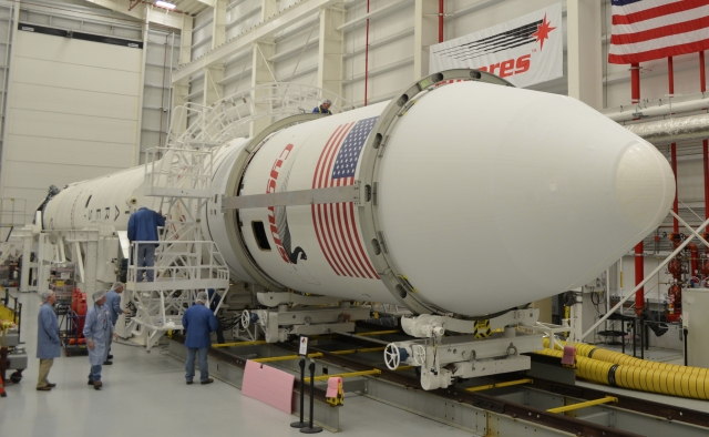 Cygnus Encapsulated in Antares Fairing #1