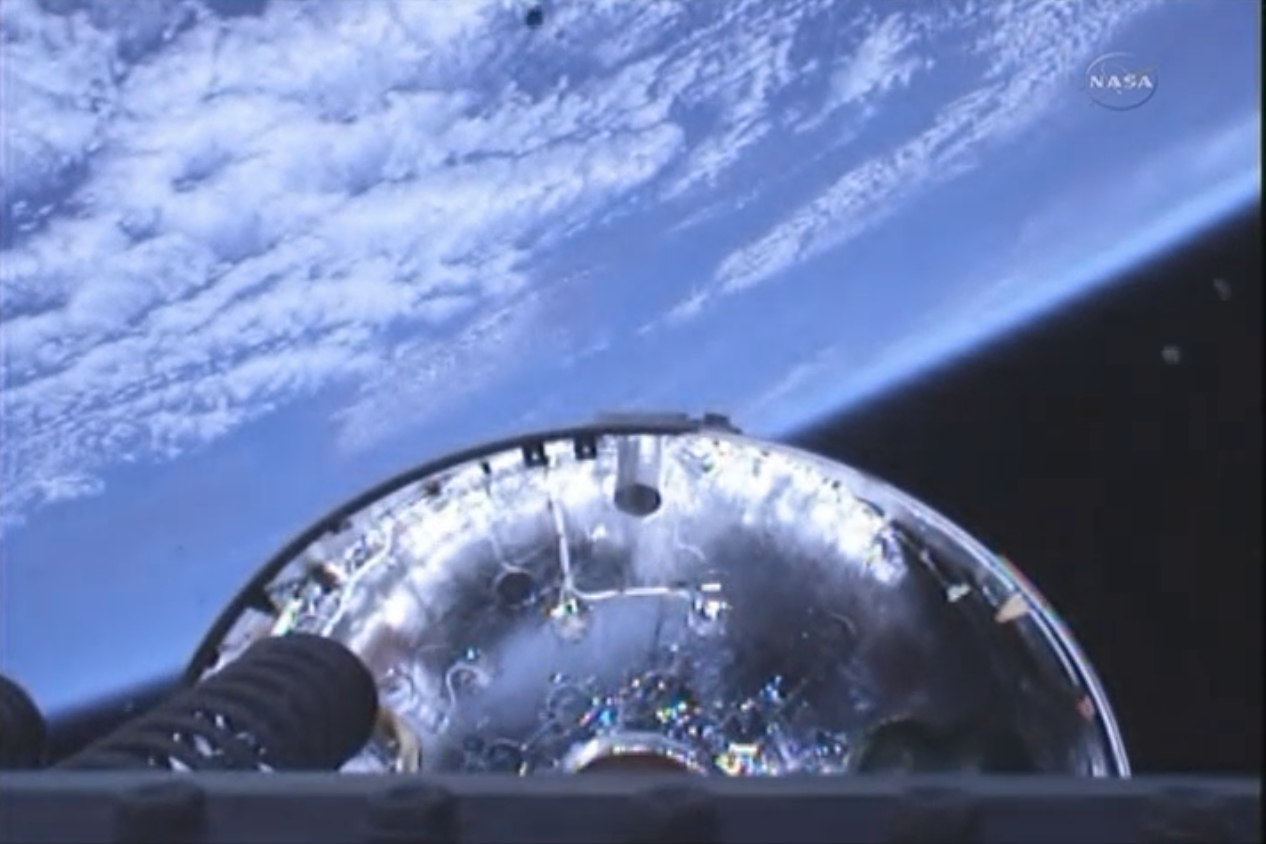 Antares Rocket First Stage Separation