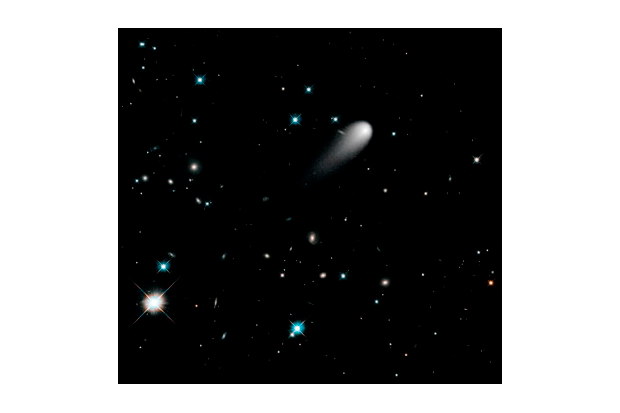 A Unique Hubble View of Comet ISON