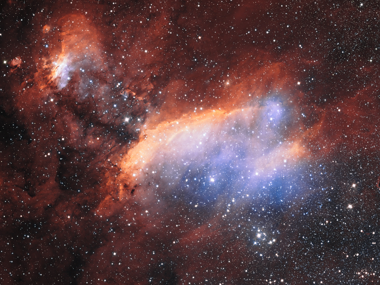 Prawn Nebula space wallpaper