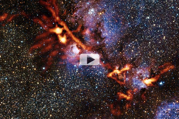 Amazing Cat's Paw Nebula View Captured by New Space Camera