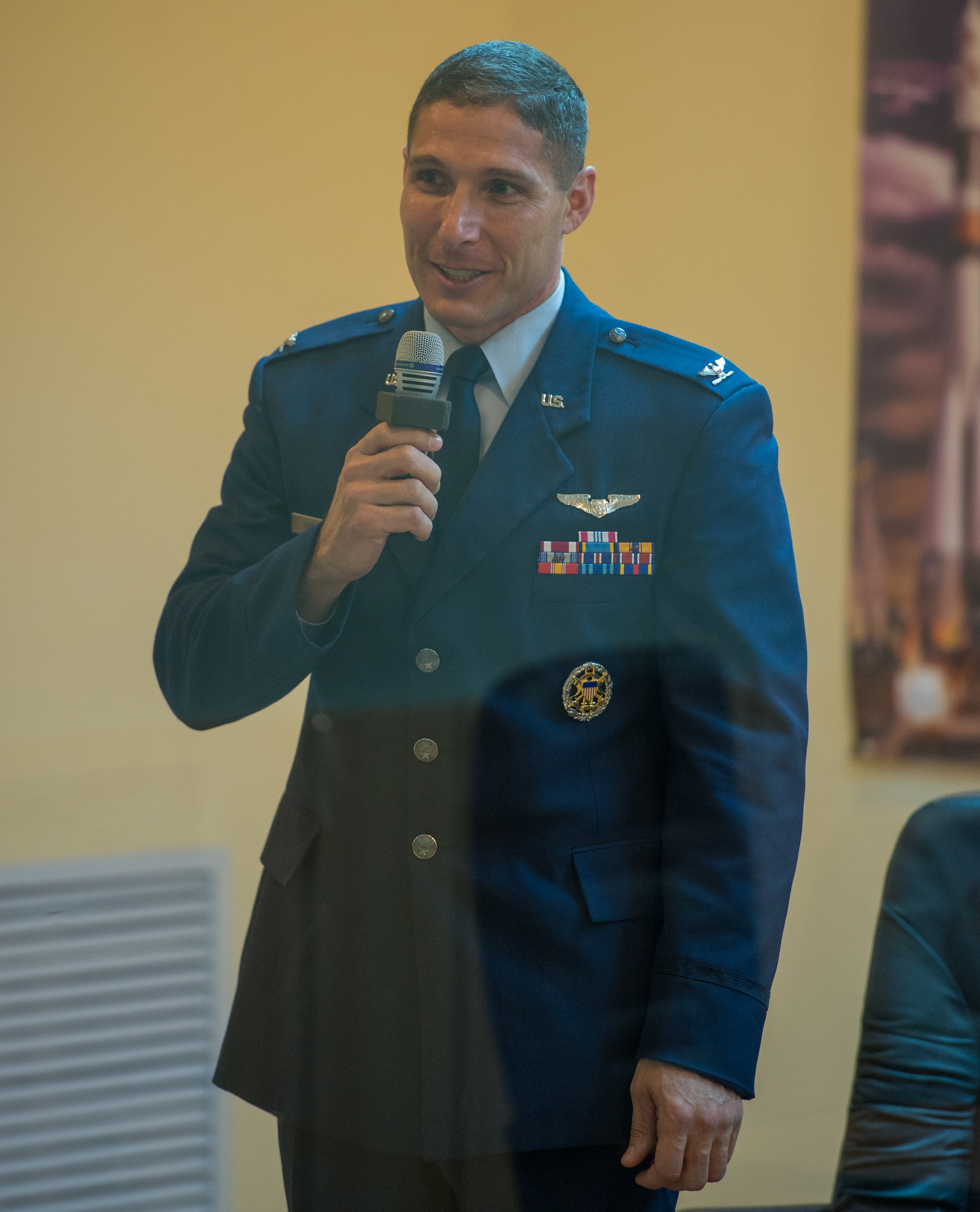 Expedition 37: NASA’s Michael Hopkins Speaks at State Commission Meeting