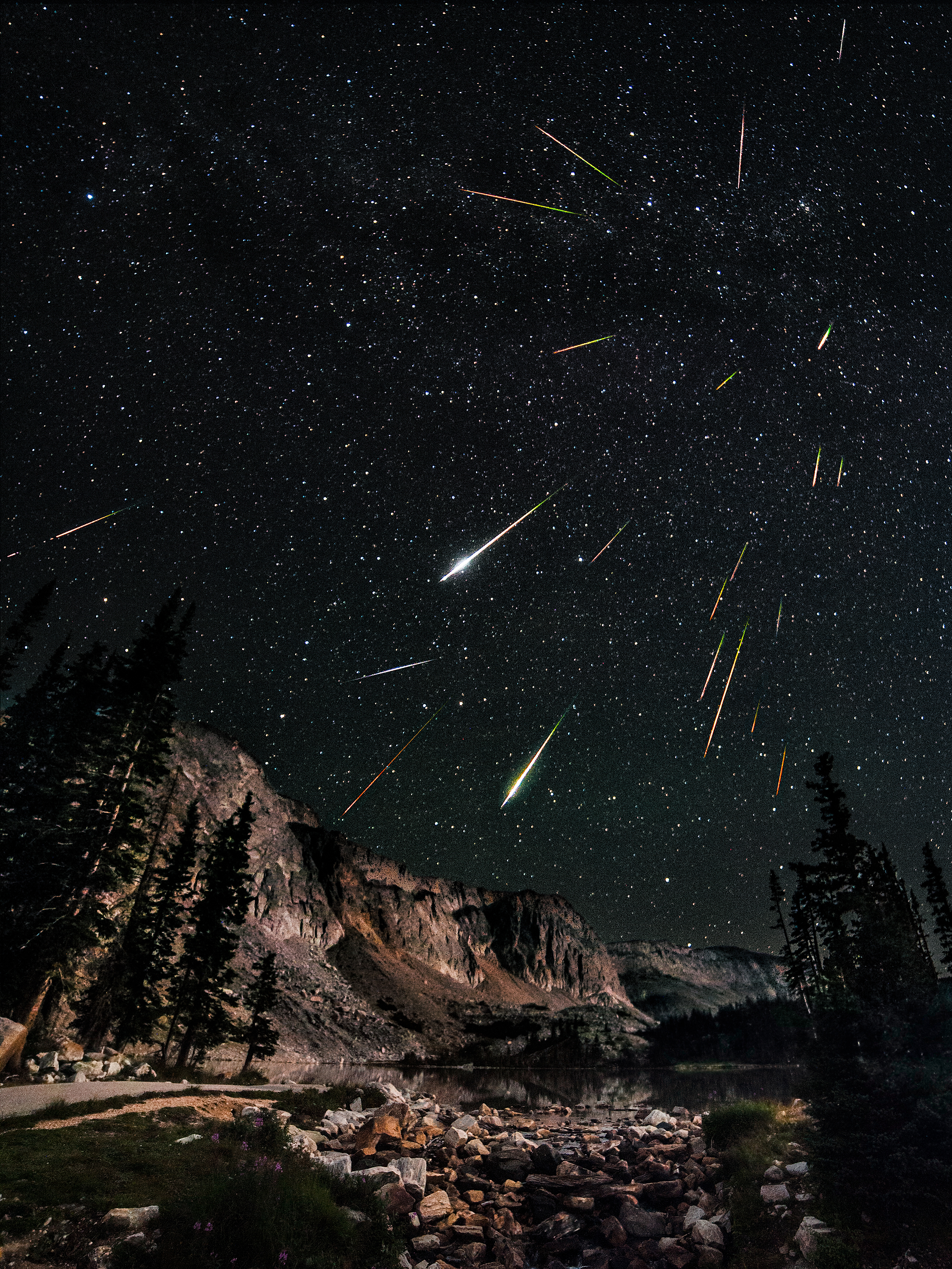 Earth And Space: Snowy Range Perseid Meteor Shower