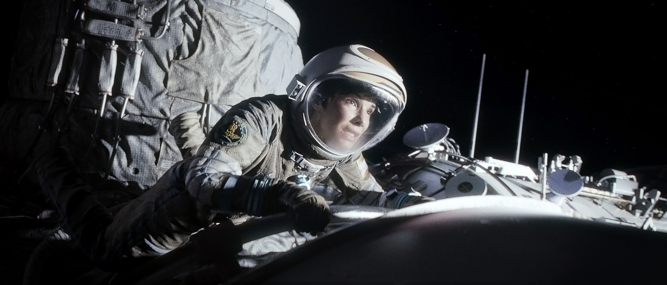 A Scene From Science-Fiction Thriller 'Gravity'